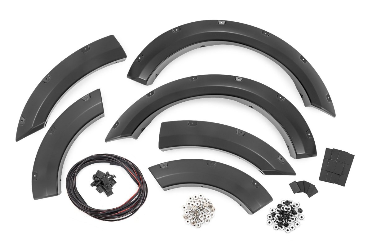 Ford Bronco Sport Pocket Fender Flares - Rough Country - JS Iconic Silver - '21-'25